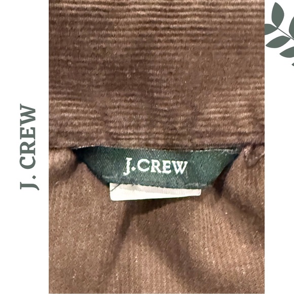 J.CREW Brown Corduroy Mini Skirt w/ Pockets Back Zipper– Size 10 Classic & Cozy - Picture 4 of 4